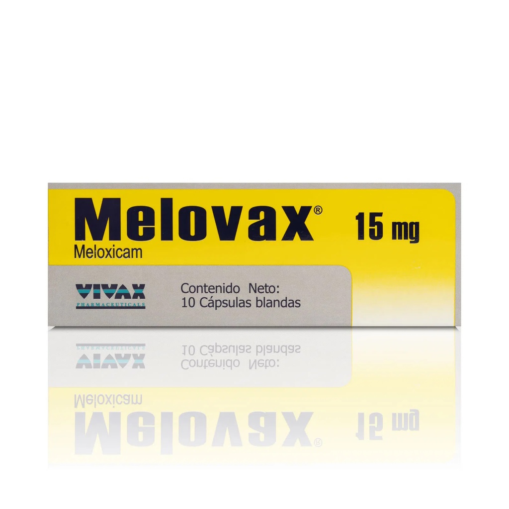 MELOVAX 15MG X 10 CAPSULAS VIVAX