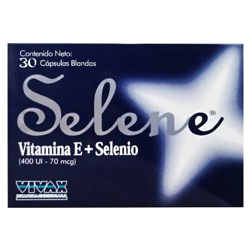SELENE 400UI 70MCG X 30 CAPSULAS VIVAX