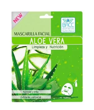 MASCARILLA FACIAL BACC XUND ALOE VERA