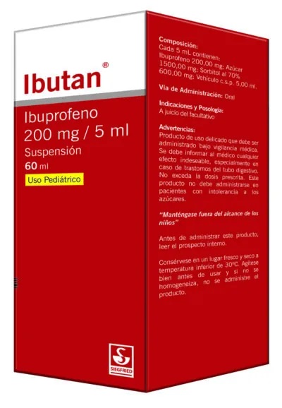 IBUTAN SUSPENSION PEDIATRICA 200MG/5ML x 60ML MEYER