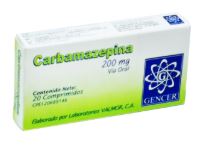 CARBAMAZEPINA 200MG 20 COMPRIMIDOS GENCER