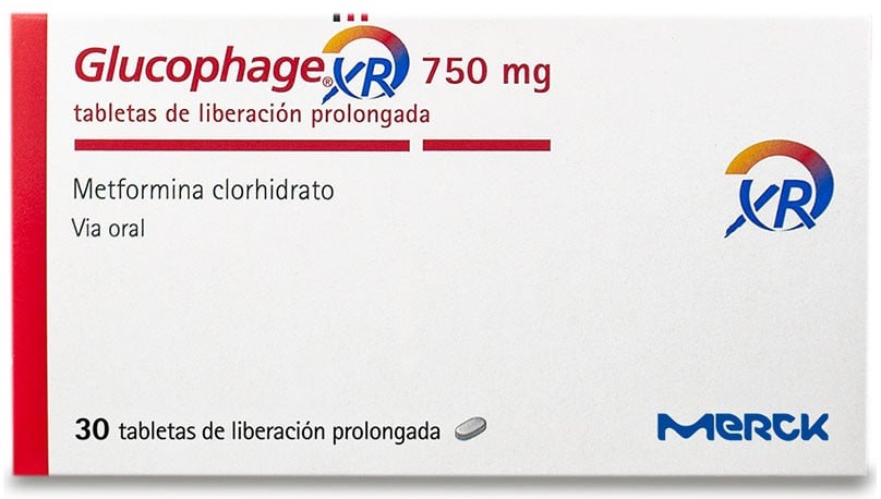 GLUCOPHAGE XR 750MG x 30COMP MERCK