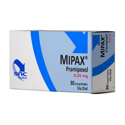 MIPAX 0,25MG X 30 COMP PRAMIPEXOL SNC PHARMA