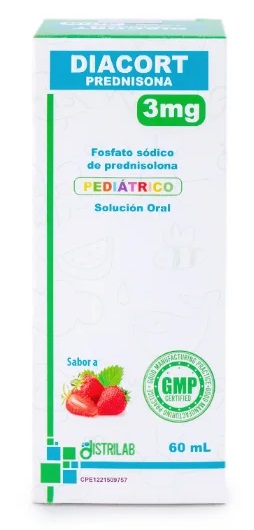 DIACORT PED SOLUC ORAL 3MG X 60ML DISTRILAB
