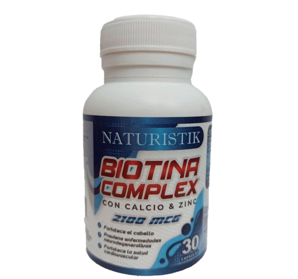 BIOTINA COMPLEX 2100MCG X 30 CAPSULAS NATURISTIK