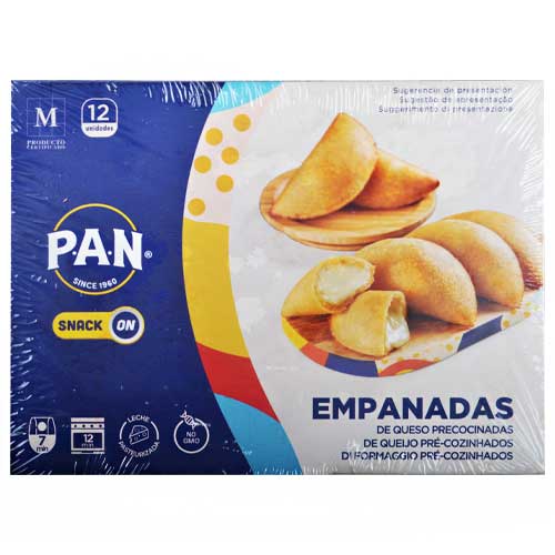 EMPANADITAS DE QUESO PRECOCIDAS 600GR PAN