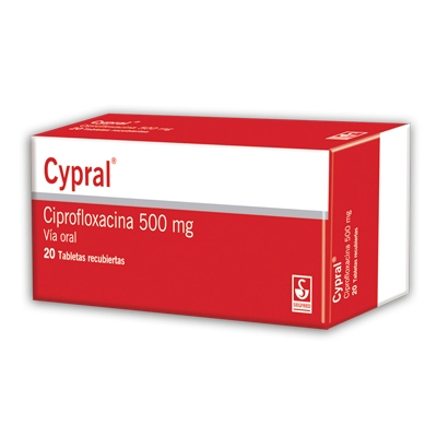 CYPRAL 500MG x 20TAB CIPROFLOXACINA MEYER