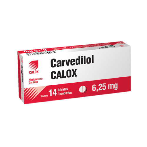 CARVEDILOL 6,25MG X 14TABL CALOX