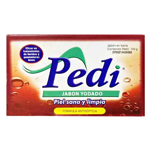 JABON BARRA YODADO 100G PEDI