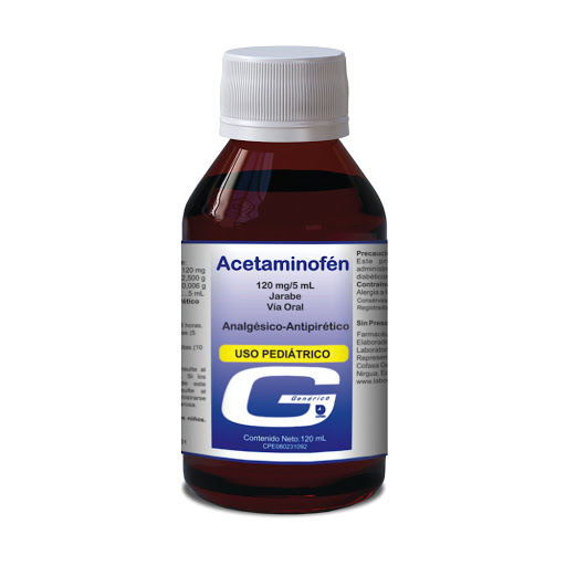 ACETAMINOFEN 120MG/5ML X 120ML JBE PED COFASA