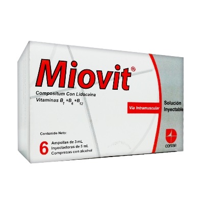 MIOVIT  X 6 AMPOLLAS