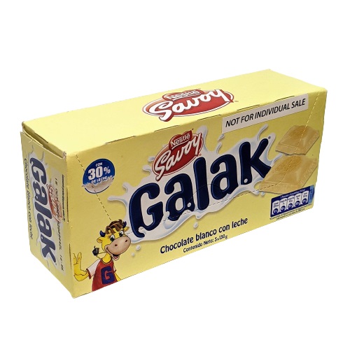 CHOCOLATE SAVOY 130GR X5UND GALAK