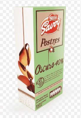 CHOCOLATE SAVOY 200GRX4UND POSTRE OSC40%