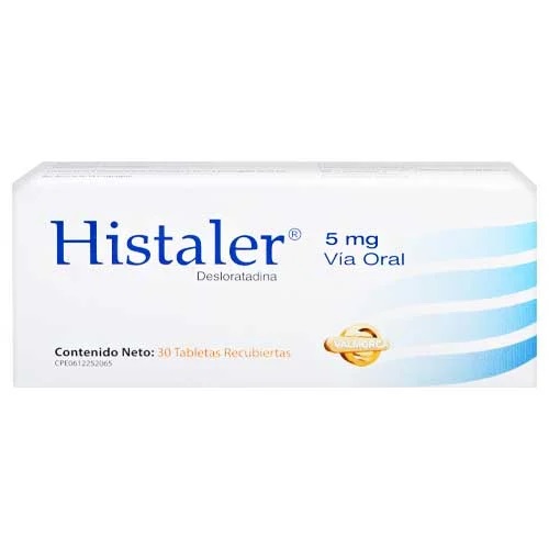 HISTALER  5MG x 30 TABLETAS VALMORCA