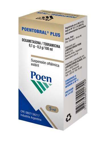 POENTOBRAL SOLUCION OFTALMICA 0,3% X 5ML POEN