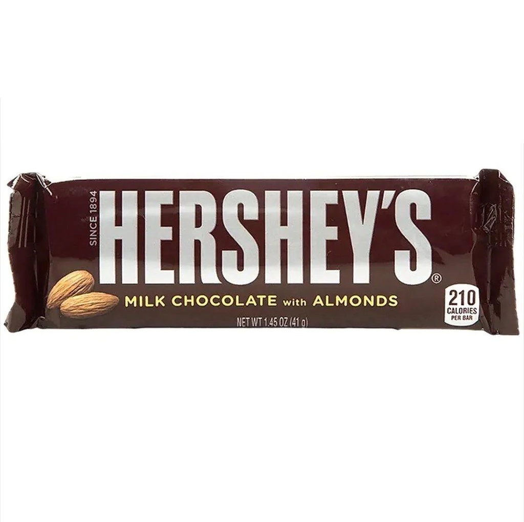 HERSHEYS CHOCO Y ALMENDR 41GR