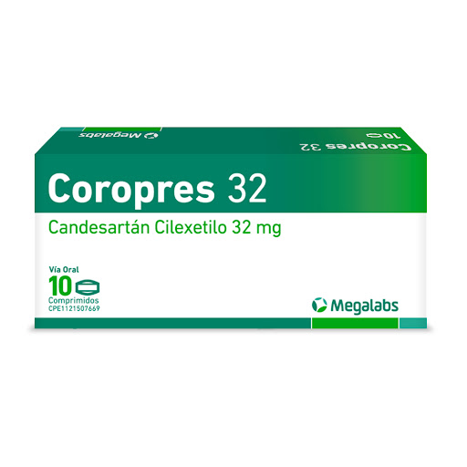 COROPRES 32MG X 10COMP CANDESARTAN MEGALABS