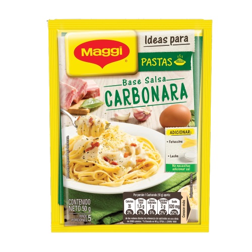 BASE MAGGI 50GR SALSA CARBONARA