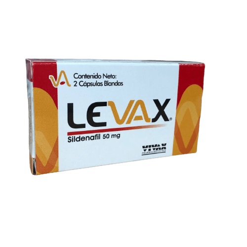 LEVAX 50MG X 2 CAPSULAS VIVAX