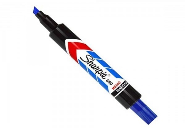 MARCADOR SHARPIE 690 AZUL X UND