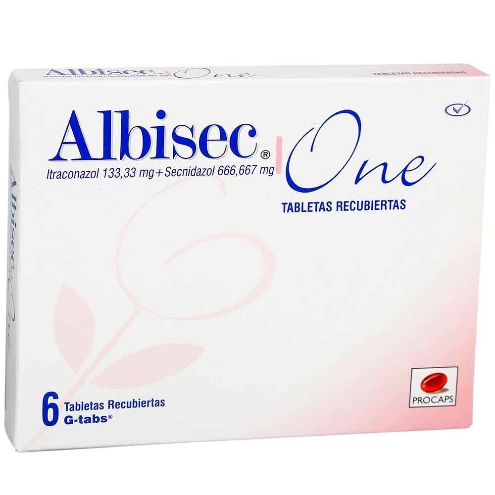ALBISEC ONE 133,33MG+666,667MG X 6TAB PROCAPS