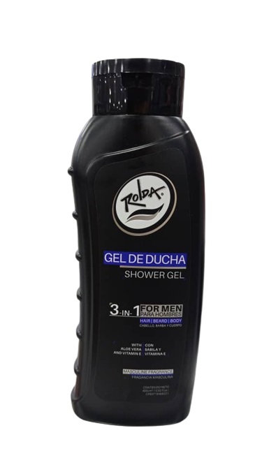 GEL DUCHA ROLDA 400GR 3 EN 1 MEN