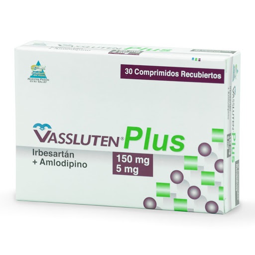 VASSLUTEN PLUS 150MG 5MG X 30COMP GLOBAL