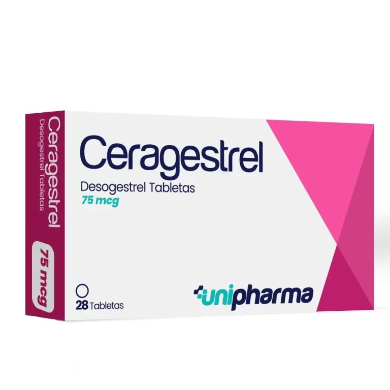 CERAGESTREL DESOGESTREL 75MCGX28TAB UNIPHARMA