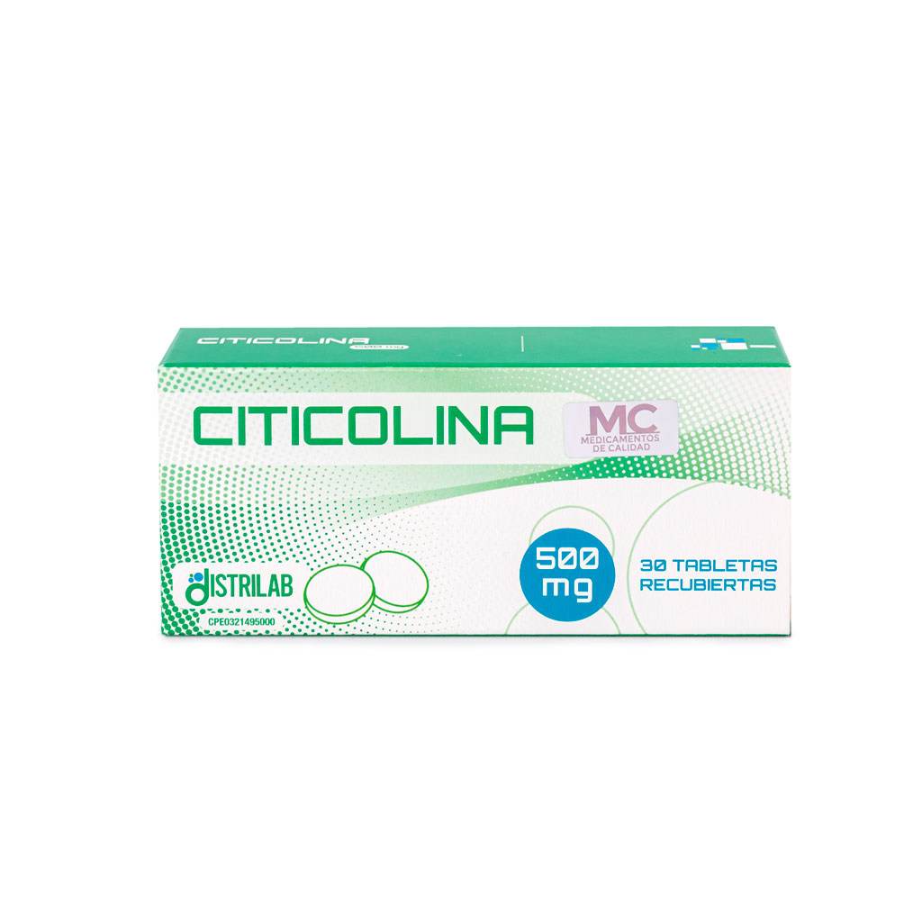 CITICOLINA 500MG X 30TAB DISTRILAB