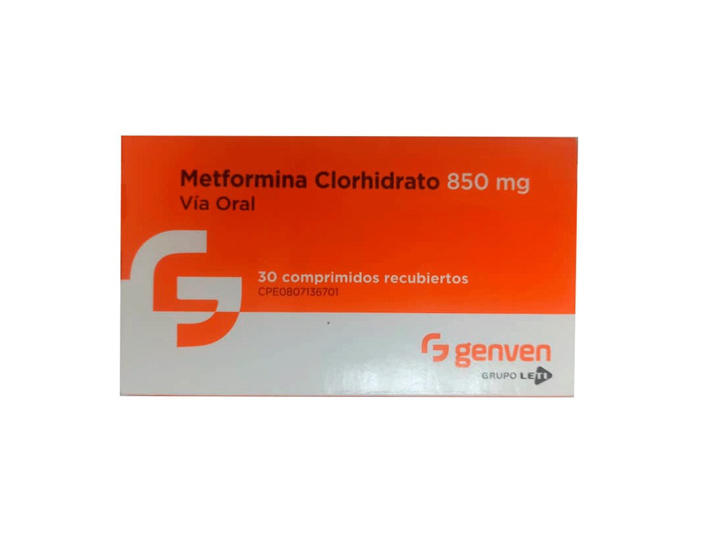 METFORMINA 850MG X 30COMP GENVEN