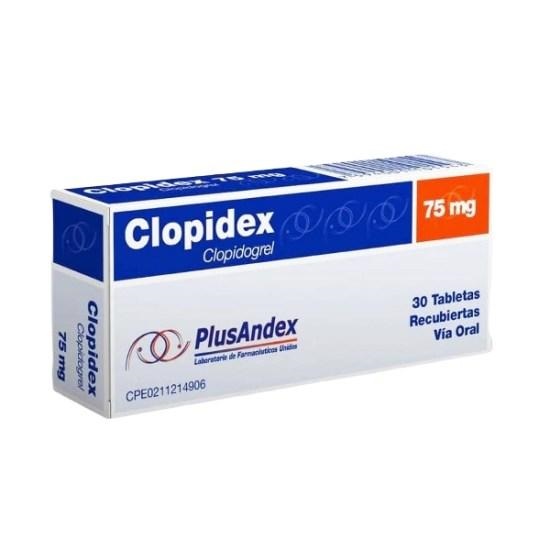 CLOPIDEX CLOPIDOGREL 75MG X 30TAB PLUSANDEX