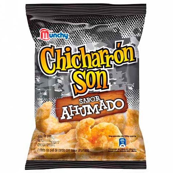 CHICHARRON MUNCHY 190GR AHUMADO