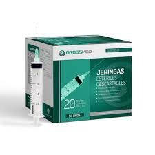JERINGA 20ML 21G X 1 1/2 GROSSMED