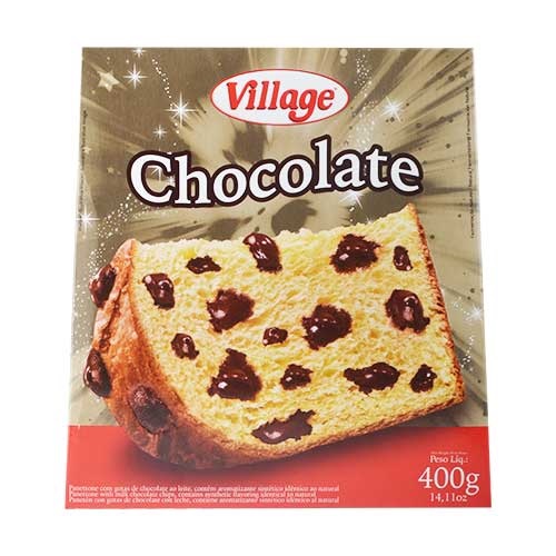 PANETTON VILLAGE 400GR DE CHOCOLATE
