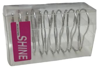 GANCHO PARA CORTINA SHINE CROMADO M1013