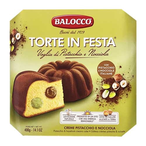 TORTA BALOCCO 400GR PISTACHO