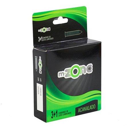 PRESERVATIVO MZONE 4UND ACANALADO