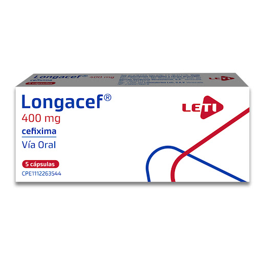 LONGACEF 400MG X 5CAPS CEFIXIMA LETI