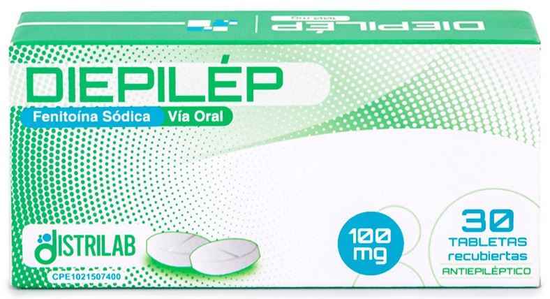 DIEPILEP FENITOINA SOD 100MGX30TAB DISTRILAB