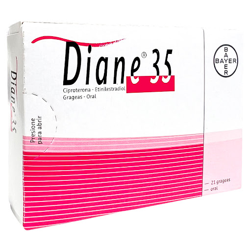 DIANE 35 X 21 GRAGEAS CIPROTERONA ETINIL BAYER
