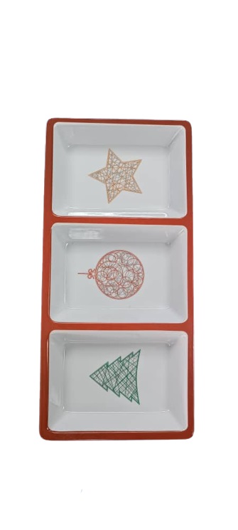 PLATO DE TRES SECCIONES MELAMINA