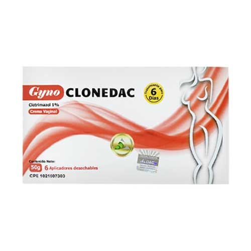 GYNO CLONEDAC 50G X 6 APLICADORES DAC55