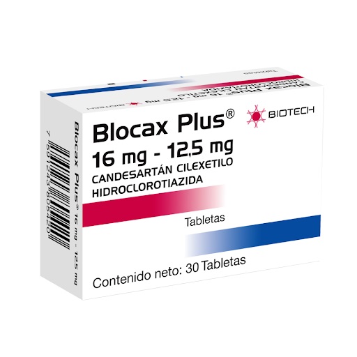 BLOCAX PLUS 16MG 12,5MG X 30TAB BIOTECH