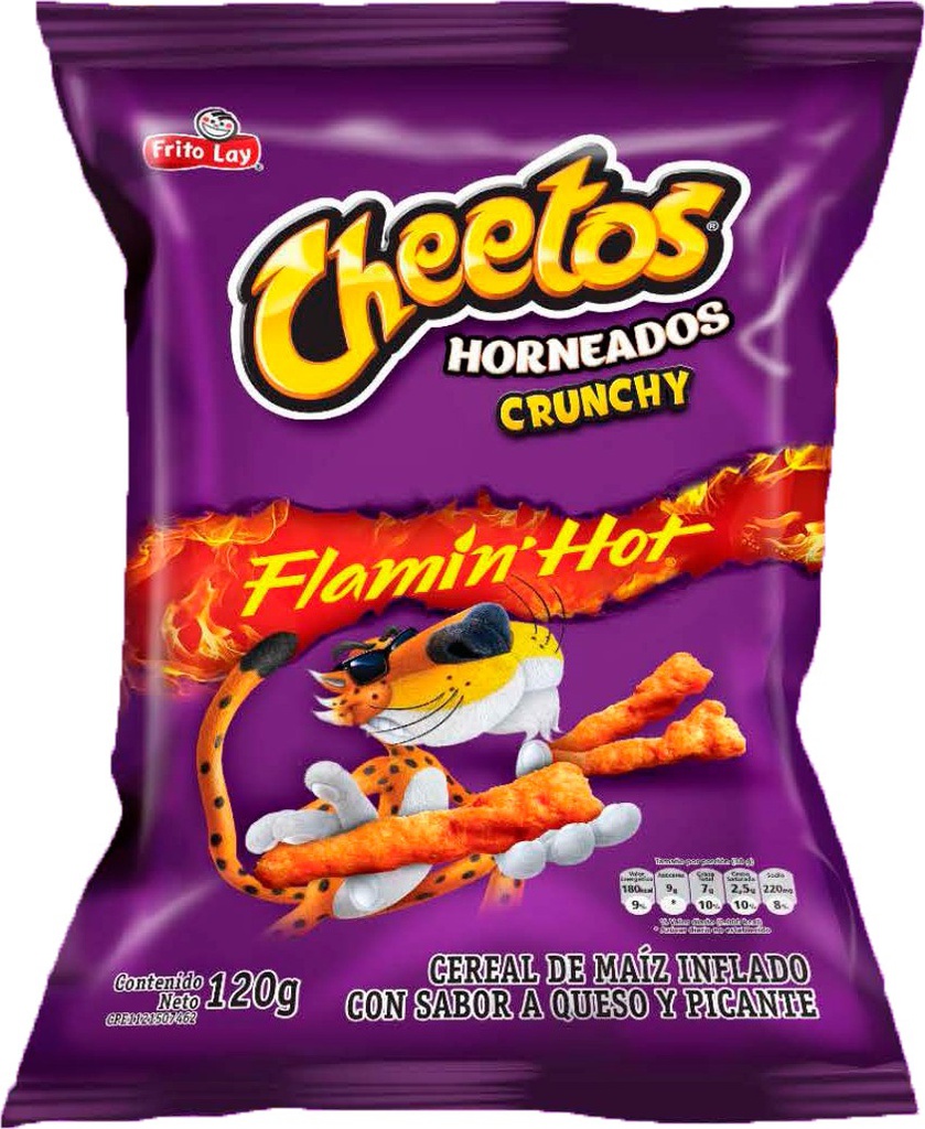 SNACK CHEETOS 120GR FLAMIN HOT