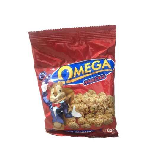 MANI OMEGA 80GR GARRAPINADO