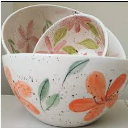 BOWL PARA SOPA CERAMICA FLORES