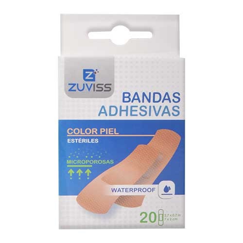 CURITAS ADHESIVAS X 20UND COLOR PIEL ZUVISS