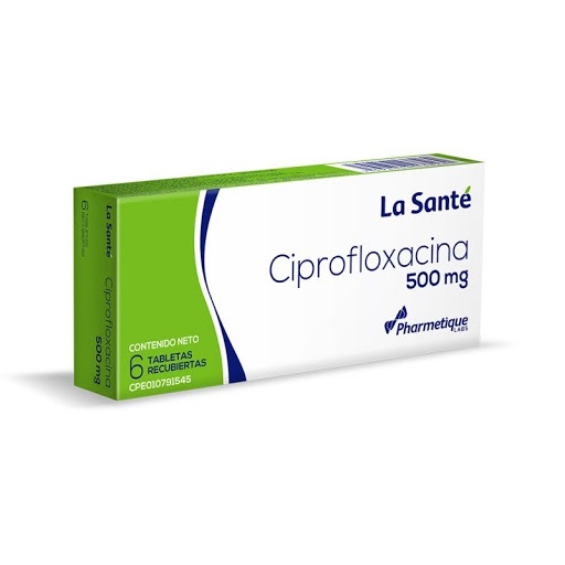 CIPROFLOXACINA 500MG X 6TAB LA SANTE