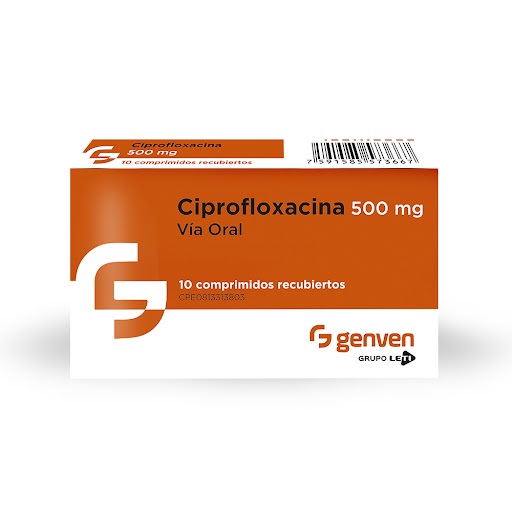 CIPROFLOXACINA 500MG X 10 COMPRIMIDOS GENVEN