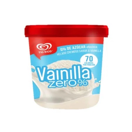HELADO TIO RICO 435ML VAINILLA 0 AZUCAR